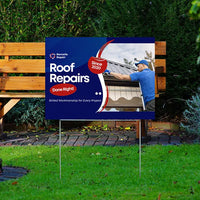 Roofers Signs - Roof Repairs YardSigns.com