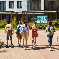 Directions - School Entrance YardSigns.com
