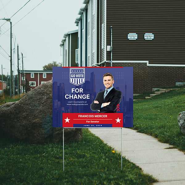State Political - Go Vote For Senator - YardSigns.com