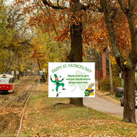 Holiday Signs - St. Patrick's Day -May the Road Rise Up YardSigns.com