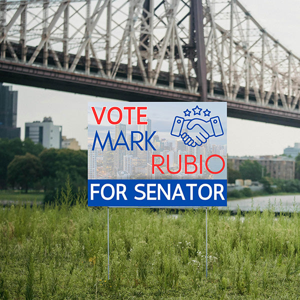 State Political - Senator - Handshake - YardSigns.com