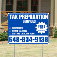 Tax Preparation Signs - Accounting and Finance