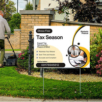 Tax Preparation Signs - Expert Tax Services for Peace of Mind