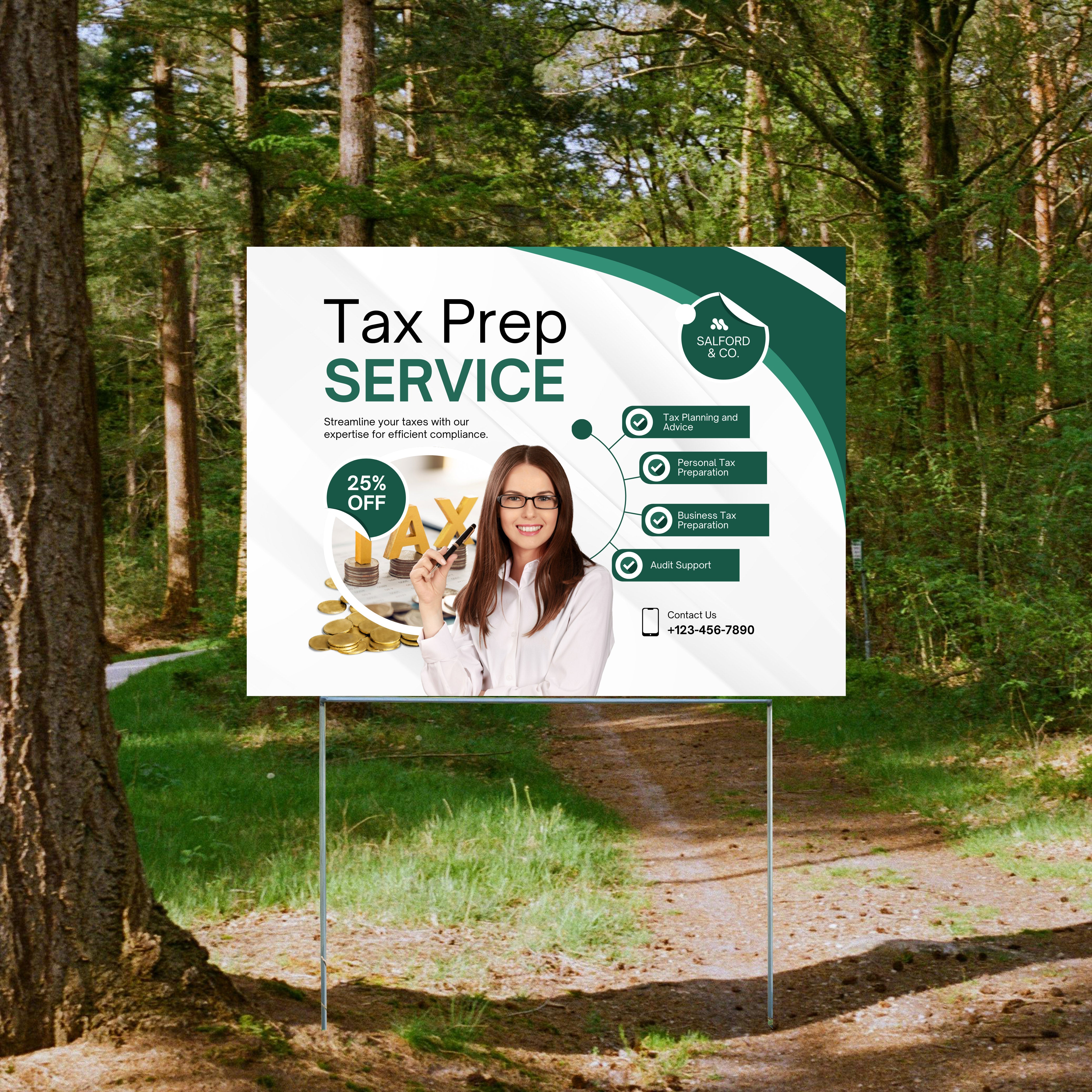 Tax Preparation Signs 2