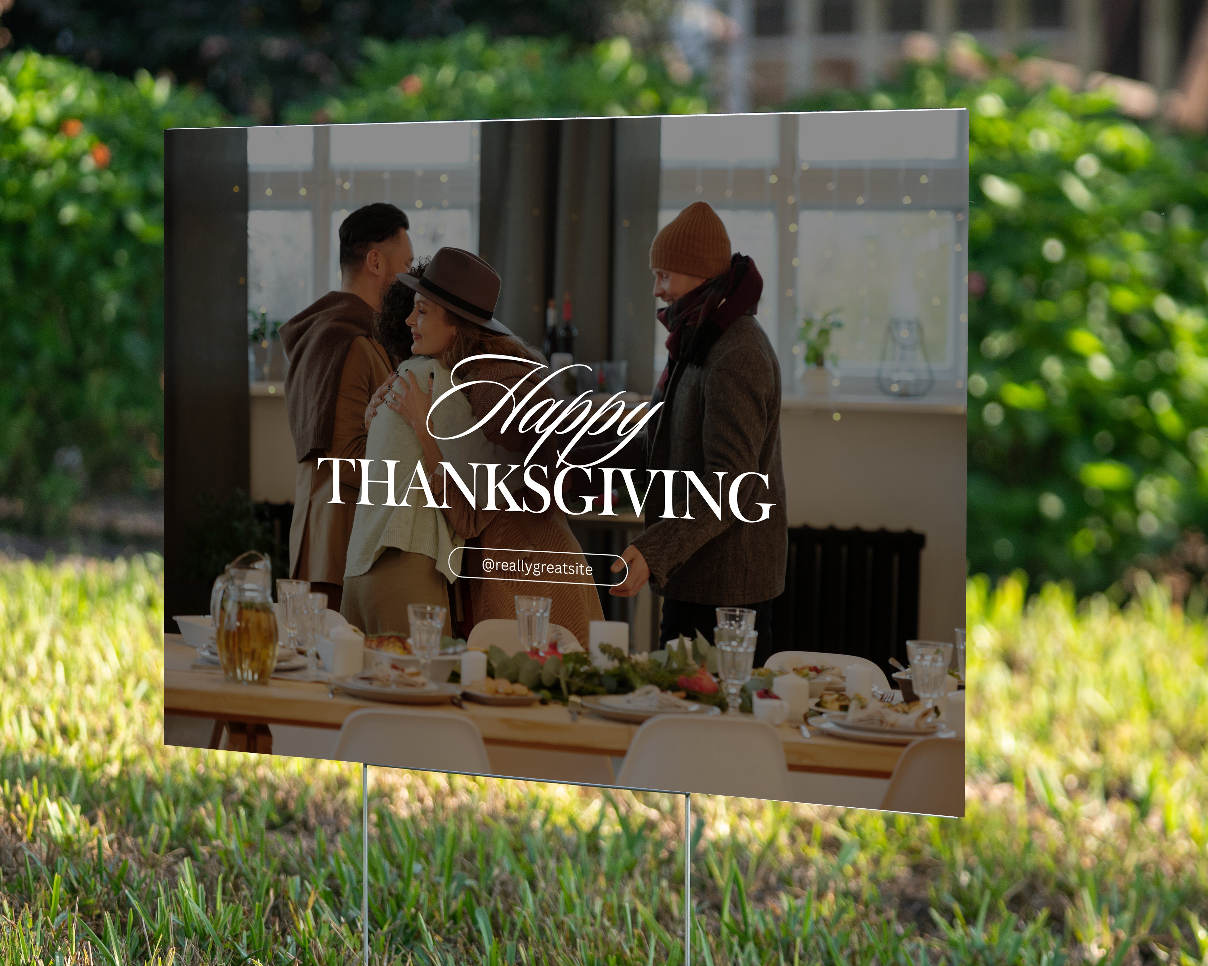 Thanksgiving Party 2 - YardSign