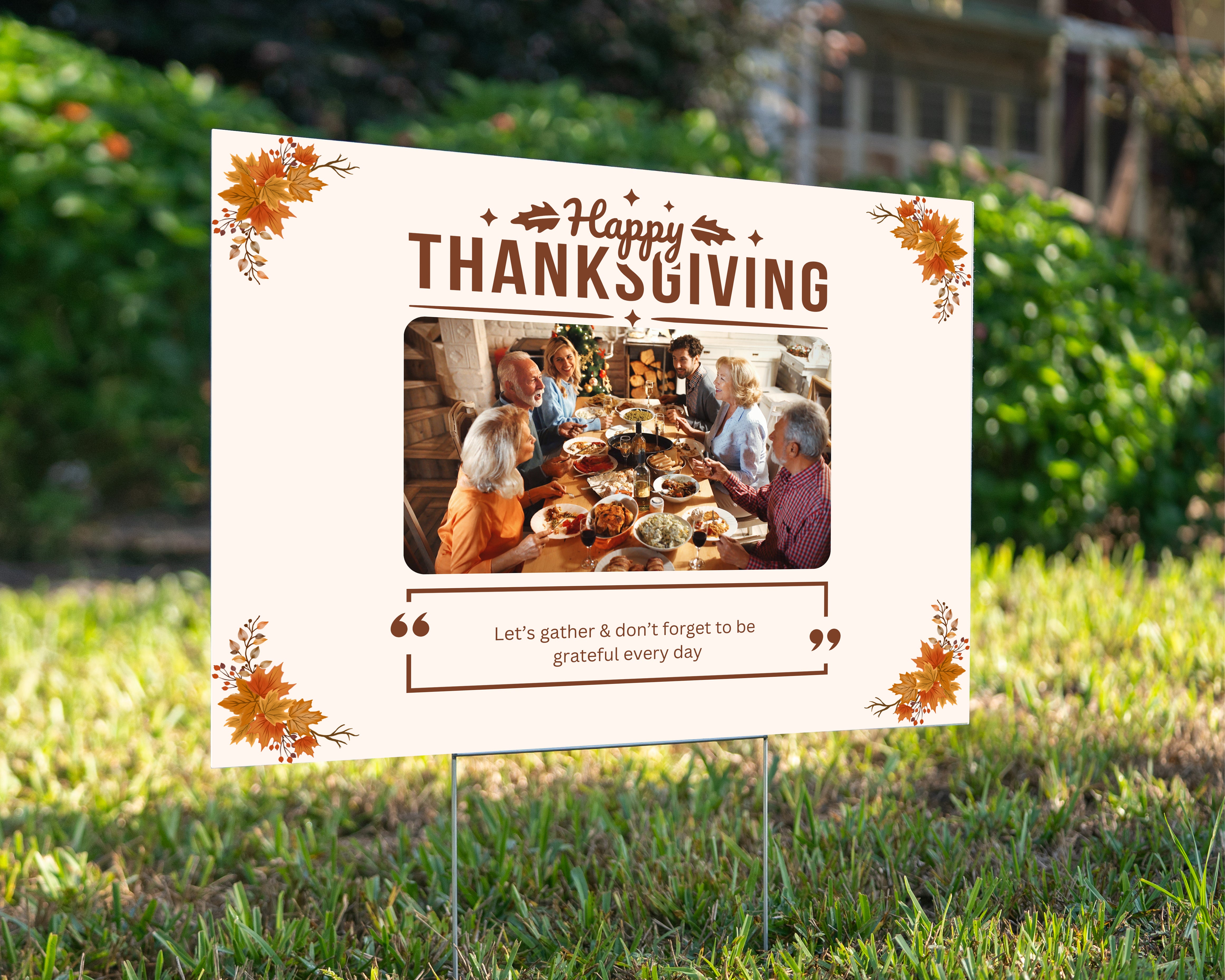 Thanksgiving Party 3- YardSign