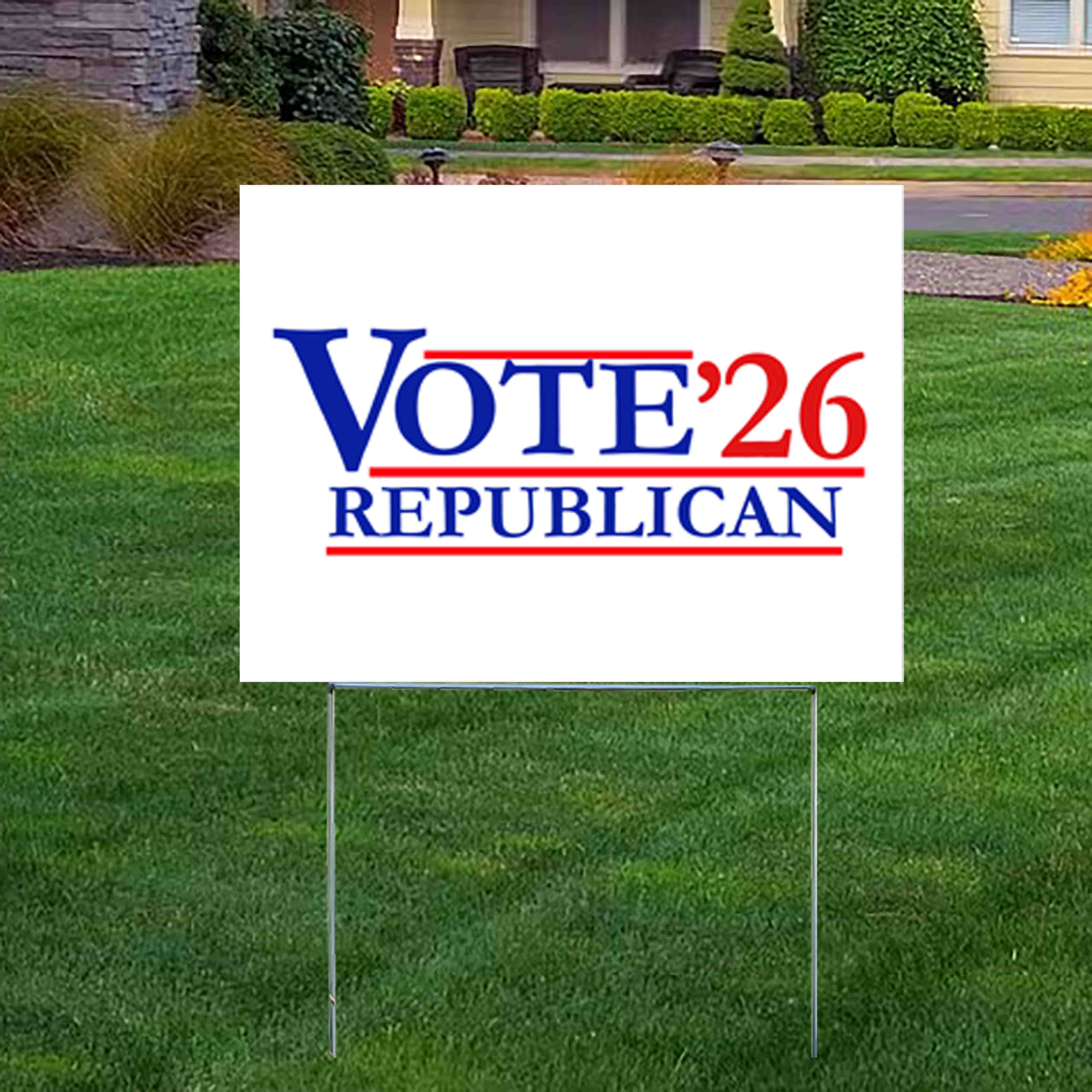 Republican Signs - Vote Republican '26