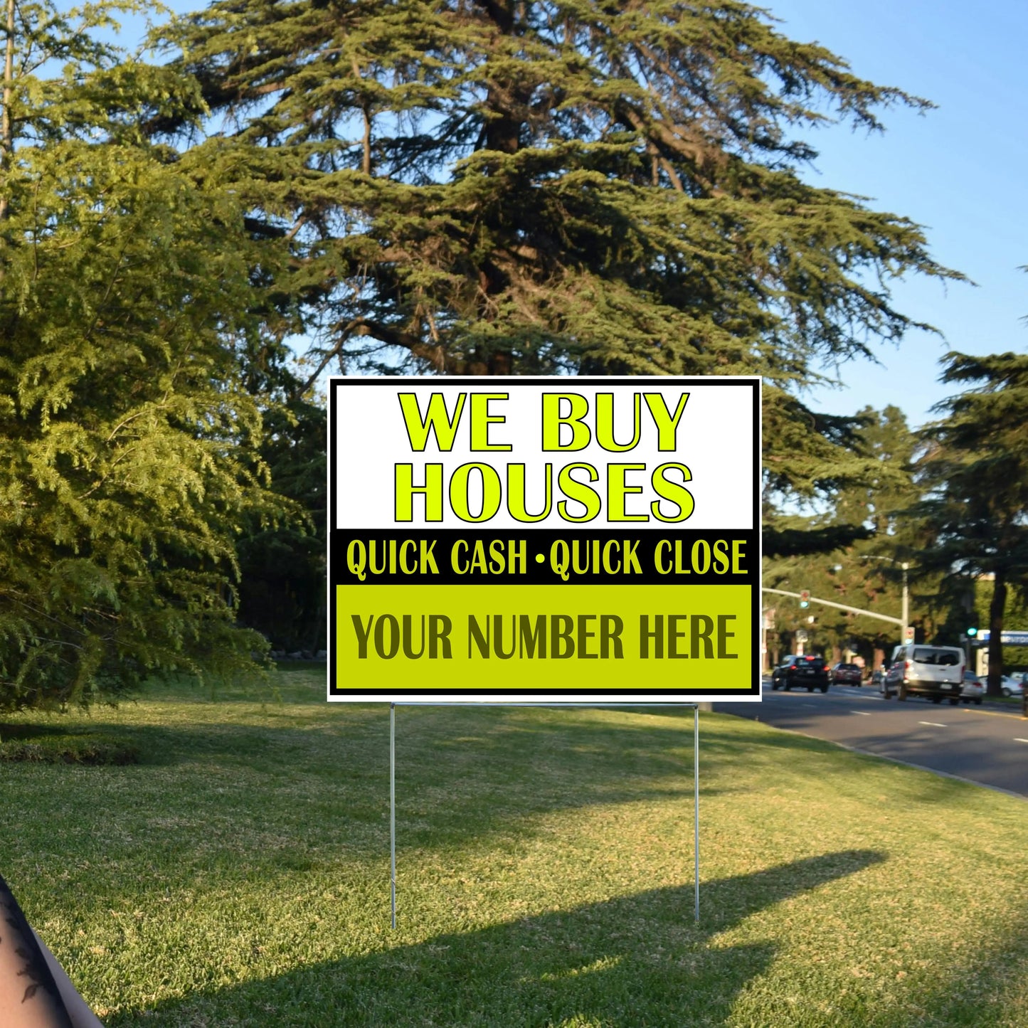 Real Estate - We Buy Houses - As Is and Pay Cash YardSigns.com