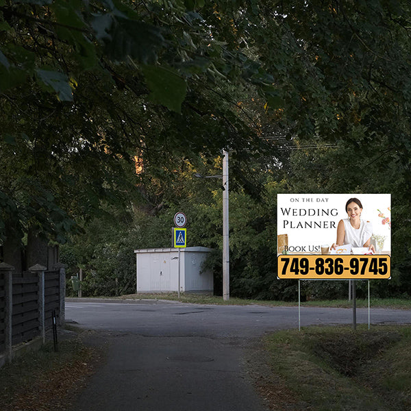 Special Events - Wedding Yard Sign - Wedding Planner (On The Day) - YardSigns.com
