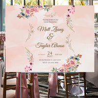 Special Events - Wedding Yard Sign - Join Us at our Wedding - Floral