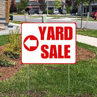 Garage Sale - Yard Sale - Chili Red YardSigns.com