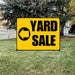 Garage Sale - Yard Sale - Mustard Yellow YardSigns.com