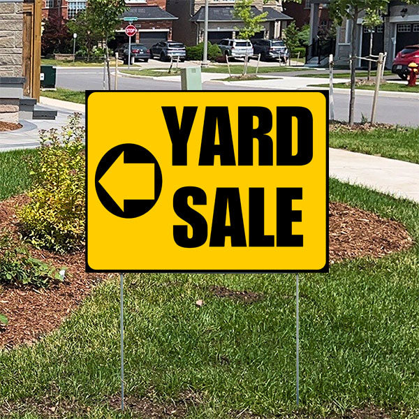 Garage Sale - Yard Sale - Mustard Yellow